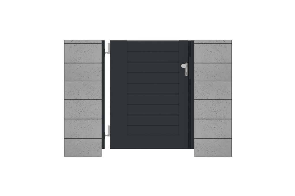 Furtka aluminiowa Malachit AL 140 - obrazek 4
