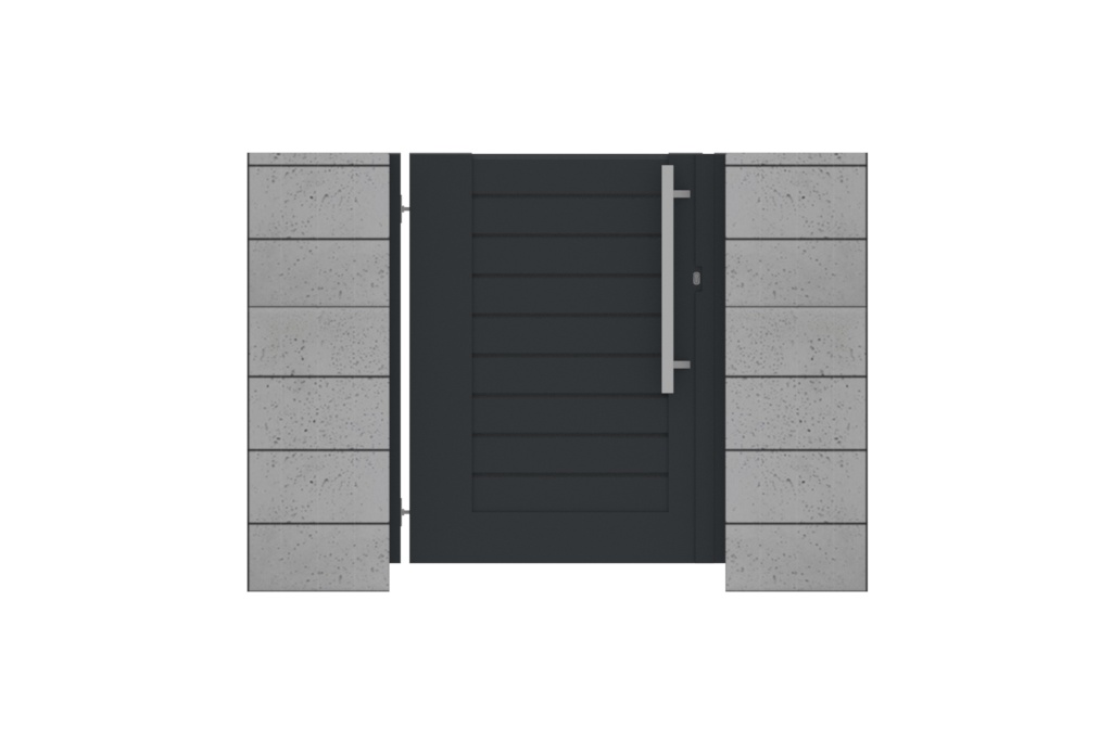 Furtka aluminiowa Malachit AL 140 - obrazek 3