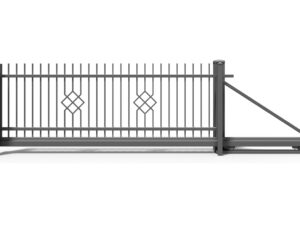 Brama stalowa przesuwna Rubin