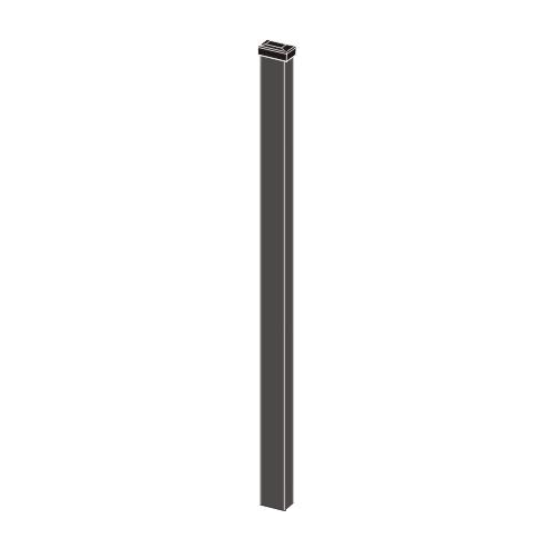 Słupek stalowy 60x40 mm ścianka 1,25 mm do paneli ogrodzeniowych